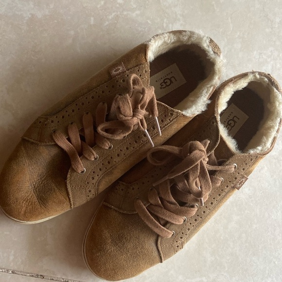 Men's Ugg Roxford TF Bomber Sneaker Chestnut 11 - Picture 1 of 4